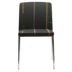 Chrome & Fabric Ceno 362/5 Side Chair by Laufer & Keichel for Wilkhahn, Germany