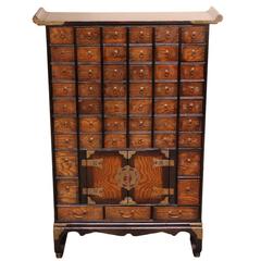 19th Century Korean Rosewood Apothecary Chest