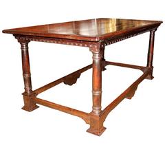 Early 17th Century Florentine Walnut Library Table