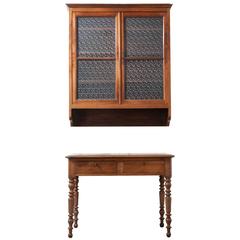 French Late 19th Century Louis Philippe Style Secretary Desk