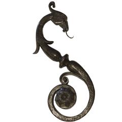 Wrought Iron Dragon Ornament