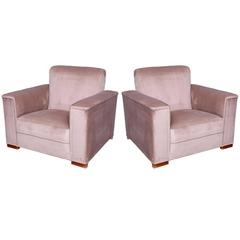 Art Deco Club Chairs 4