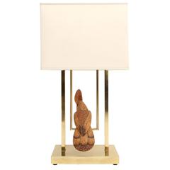 Vintage Cockatoo Table Lamp