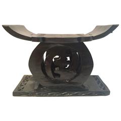 Ebonized African Ashanti Stool 6