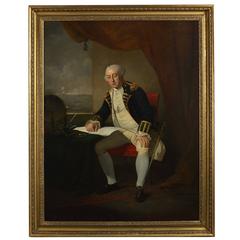 Antique Portrait of Admiral Philip Affleck