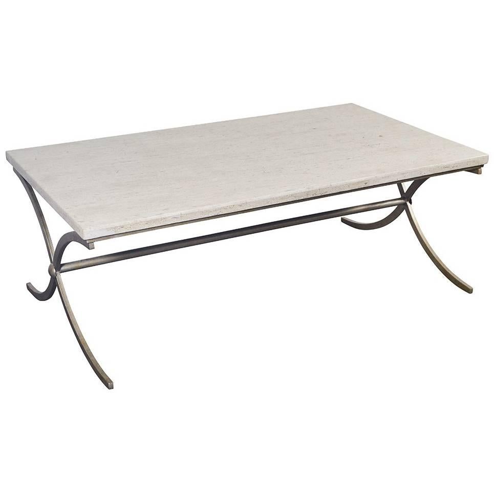 Tavertine Stone Coffee Table