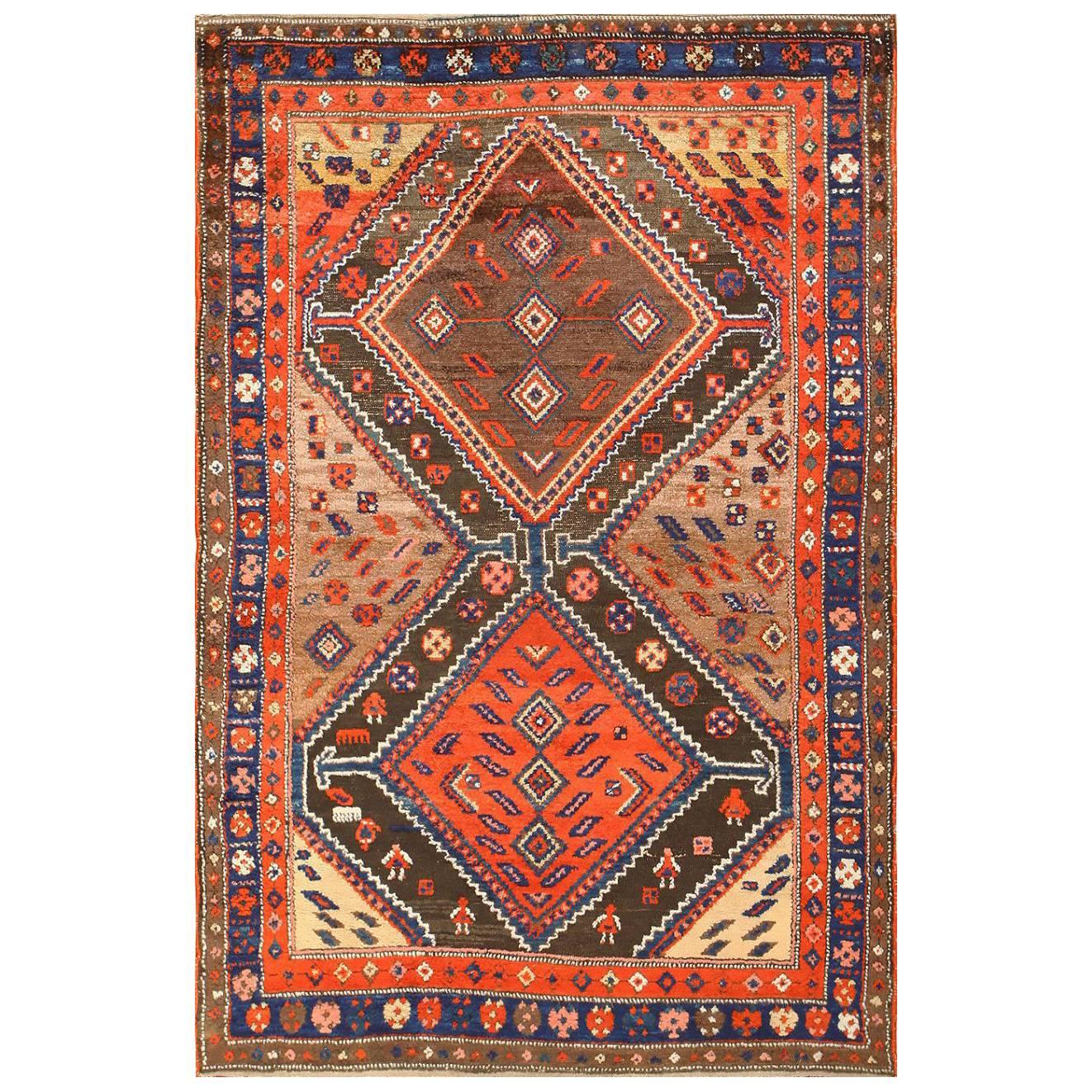 Beautiful Antique Persian Tribal Rug