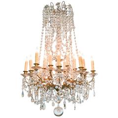 Fine 19th Century French Crystal Chandelier