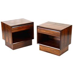 Pair of Westnofa Rosewood Nightstands