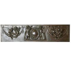 Large and Unusual 19th Century Decorative Iron Panel