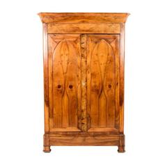 Antique French 19th Century Fruitwood Armoire