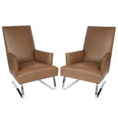 Pair of Donghia Odeon Lounge Chairs