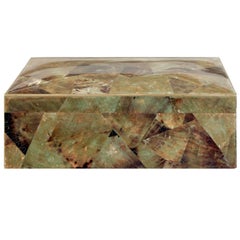 Karl Springer Pen Shell Decorative Box, 1980s