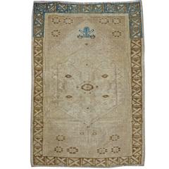 Vintage Turkish Oushak Rug 10