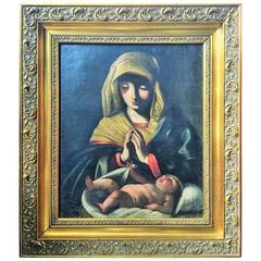 Madonna and Child, Classical 19th Century Painting 11