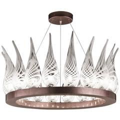 Italian Modern Murano Glass Chandelier 7
