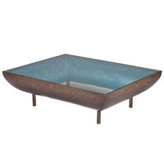 Anthony Coffee Table by Francis Sultana, Bronze, Glass
