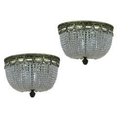 Pair of French Bag Chandeliers 5
