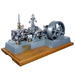 Vintage Complex Working Corliss Steam Engine Model