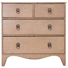 19th Century English Chest of Drawers with Faux Finish