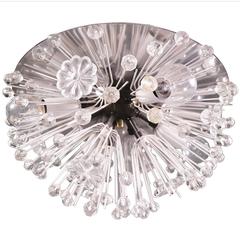 Half Snowball Sputnik Chandelier by Emil Stejnar for Rupert Nikoll 3