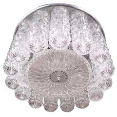 Kalmar Drum Chandelier with Glass Tubes Made in the 1950s in Austria 5
