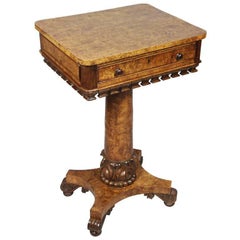 William IV Pollard Oak and Carved Table