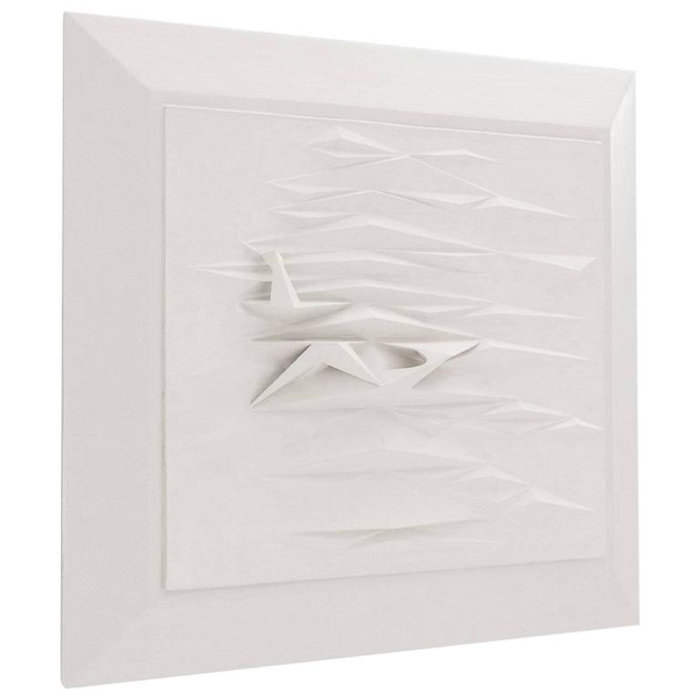 Abstract Geometric Wall Relief by Rolf Lederbogen at 1stDibs