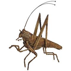 Brass Cricket Sculpture by Daniel Dhaseleer