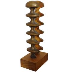 Mid-Century Artist Neil Willis Bronze Sculpture, England 3