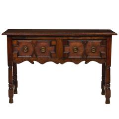19th Century Jacobean Oak Console Table