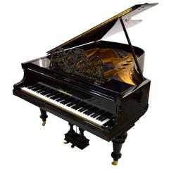 Bluthner Style Eight Grand Piano in Polished Ebony