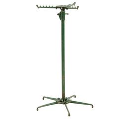 Antique Cast Iron Collapsible Plant Stand, circa 1920s