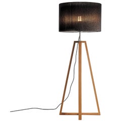 Smooth Floor Lamp on Teak Base