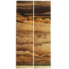 Golden Sky, Painted Panel Series