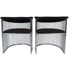 1970s Chrome Side Chairs