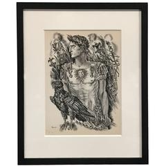 Set of Four Limited Edition Lithographs by Albert Decaris: L’Empire 7