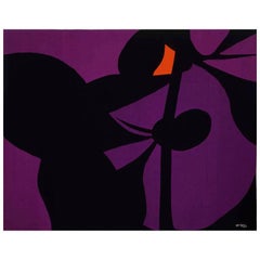 Jan Yoors, "Purple Tantra" Monumental Tapestry, 1976, USA 3