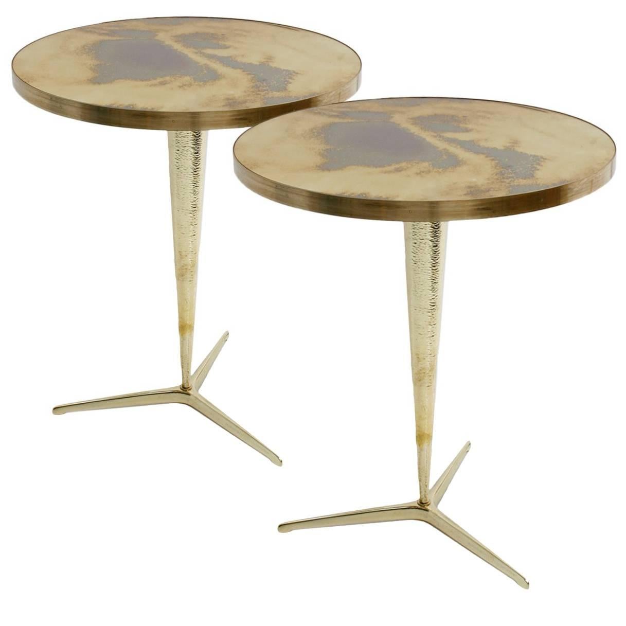 Pair of Italian Pedestal Tables