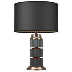 Boccabronzo Silver-Colored Lamp with Rose 24-Karat Gold