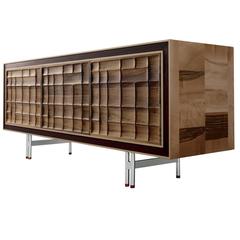 Sophisticated 'Siena' Walnut Wood Sideboard 4