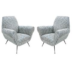 Pair of Armchairs Designed by Gigi Radice for Minotti 5