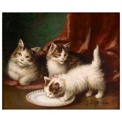 Famille de Chats by Jules Leroy