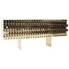 Stunning Sideboard with a Gold Leaf Finish 7