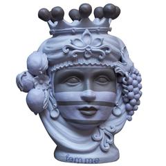 Sicilian Head Vase 3
