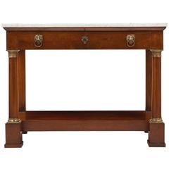 French Empire Period 19th Century Console Table
