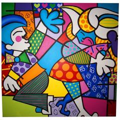 Oil on Canvas Abstract Painting Signed, Cheifetz 5