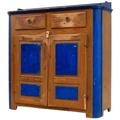 19th Century Swedish Rustic Painted Cupboard 11