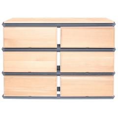Stack Storage Six-Tier Wood Drawers with Wood Top 10