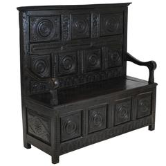 17th Century Oak Settle